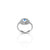 Sterling Silver Spiked Evil Eye Ring for Girls