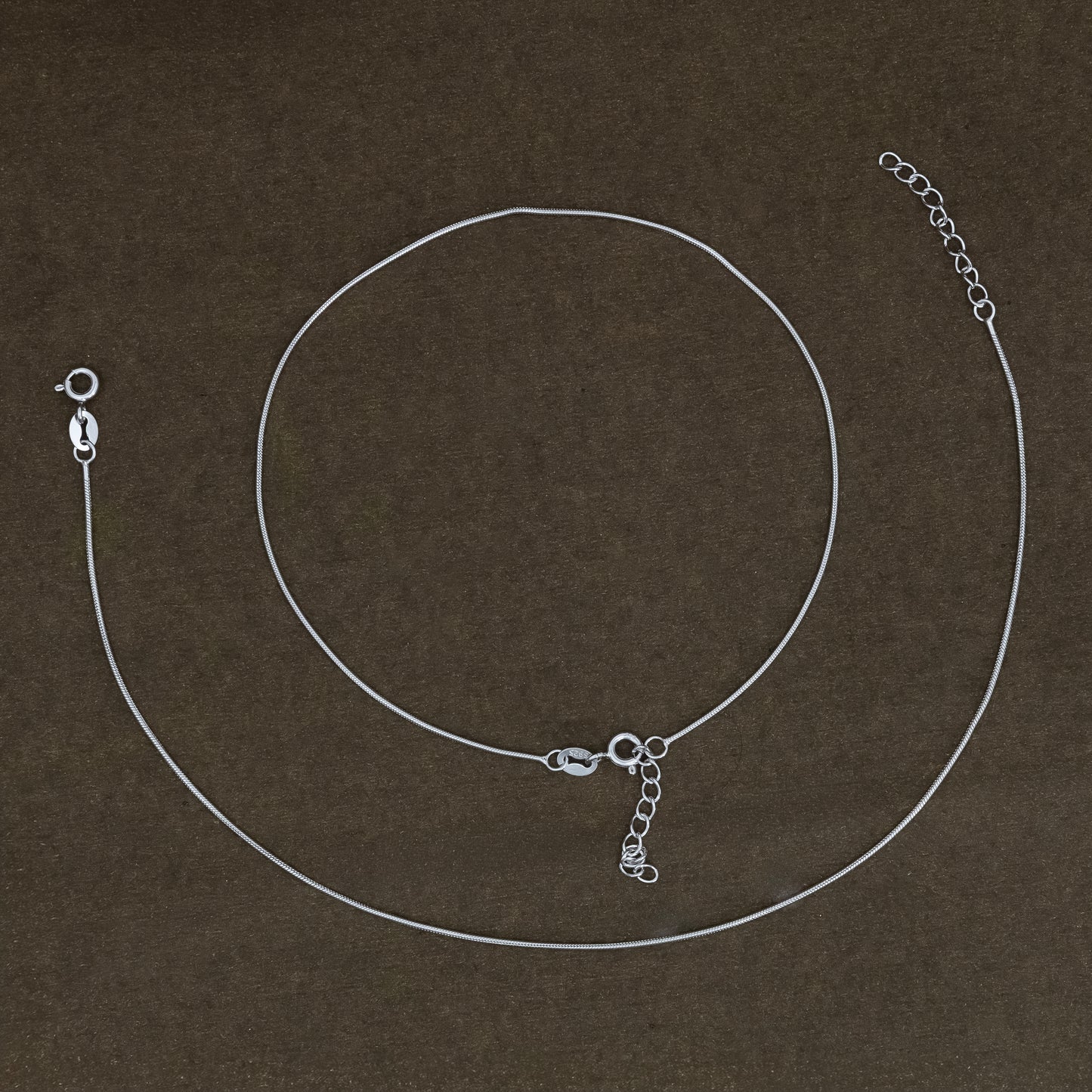 Plain Silver Anklet Minimal Everyday Wear