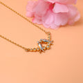 Premium Silver Gold-Plated Pendant – Stunning Design on Elegant Chain.