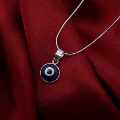 Evil Eye Daily Wear Pendant with Chain
