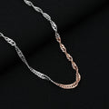 Silver Rose Gold Fashionable Girls Chain