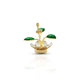 Silver Exclusive Gold-Plated Designer Tulsi Plant