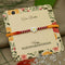 Silver Center White Flower with Silver and Light Red Beads Rakhi for Boys