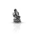 Lavish Oxidised 925 Silver Ganesh Idol (Murti)