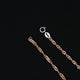 Silver Rose Gold Fashionable Girls Chain