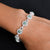 Silver Premium "Green Spark" Bracelet for Her