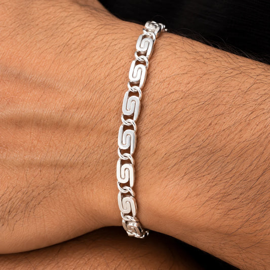 925 Sterling Silver S-Link Chain Bracelet for Girls & Boys