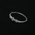 Silver Random Colours Minimal Gems Bracelet