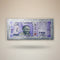 999 Pure Silver Plated 100 Rupees Currency Note