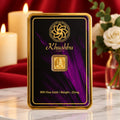 25mg Pure Gold Foil Coin 999 Fine Gold khushbu jewellers