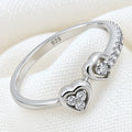 Twin Heart Connection Ring