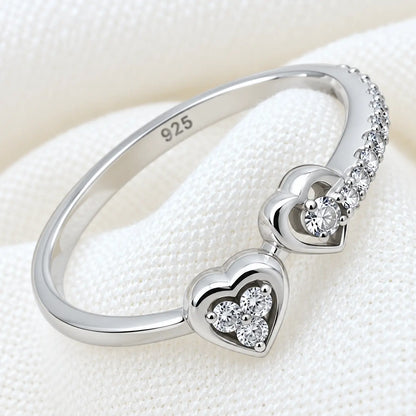Twin Heart Connection Ring