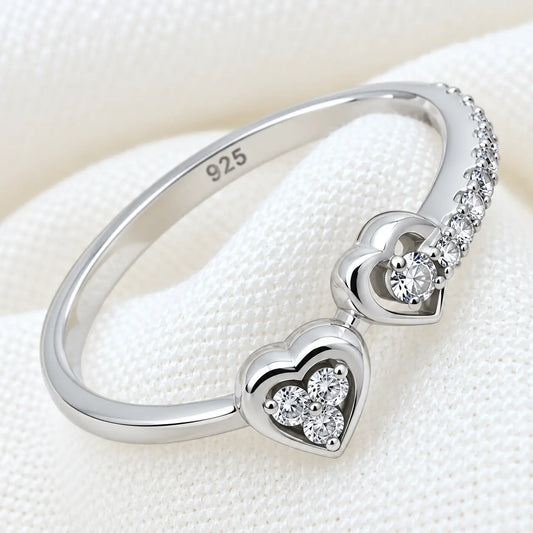 Twin Heart Connection Ring
