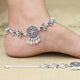 Sterling Silver Flower Fancy Design Payal-1