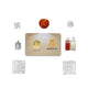 Ceremonial Diwali Pooja Box with 999 Fine Gold & Silver Coin and Silver Yantra