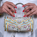 Handcrafted Silver Ladies Purse with Exquisite Floral Engraving