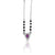 Silver Mangalsutra Adorned with a Stunning Purple Stone