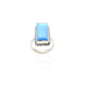 Silver Sky Rectangle Shape Ring