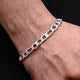 Sterling Silver Flat Design Bracelet for Boys