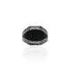 Sterling Silver Glory of Black Men's Ring