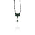 Sterling Silver Green Floral Gemstone Mangalsutra for Women