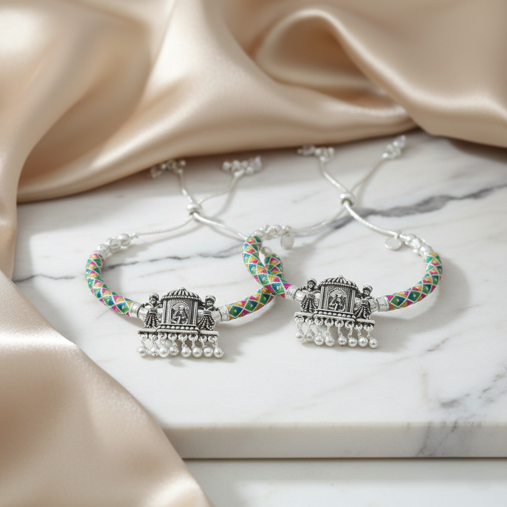 Adjustable Doli Design Silver Anklet