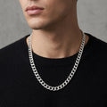 Beautiful And Sharp Silver Cuban Chain