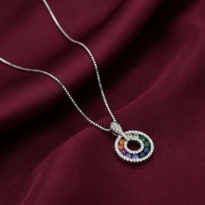 Beautiful Design SIlver Necklace Set For Women's