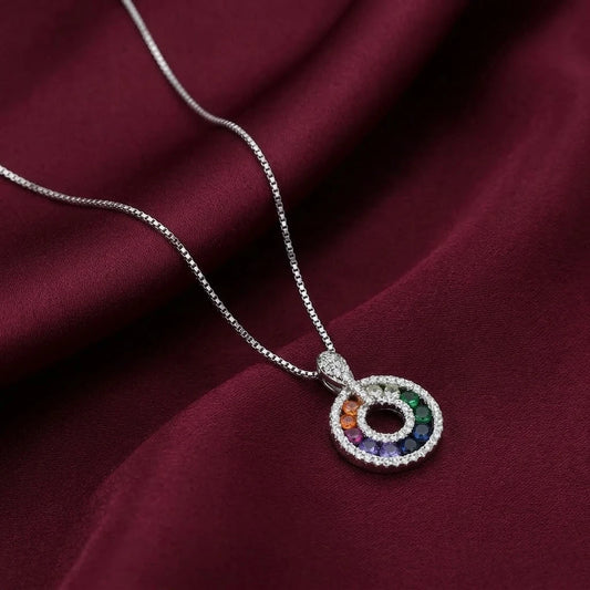 Beautiful Design SIlver Necklace Set For Women's