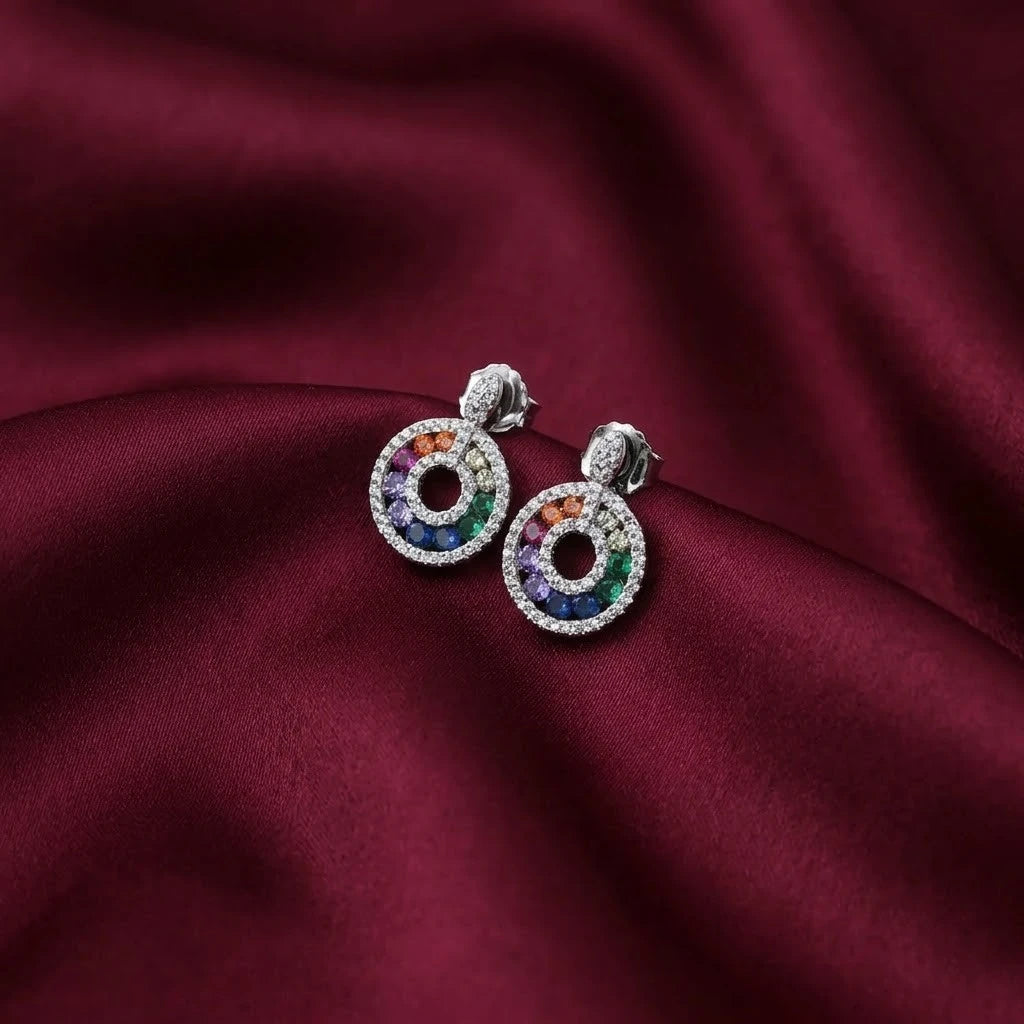 Beautiful Design SIlver Necklace Set For Women's
