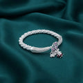 Beautifull Flower Design Silver Kada Payal For Women's