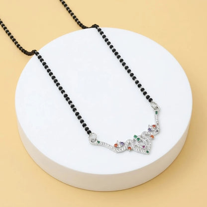 Beautifully Crafted Silver Mangalsutra with Unique Design