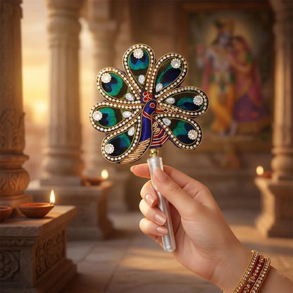 Beautifully Designed Mor Chadi For Laddu Gopal