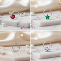Nose Pin Special Combo Elegant Designs (Pearl, Star, Round, Square)