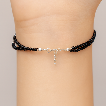 Black Beads Evil Eye Protection Bracelet