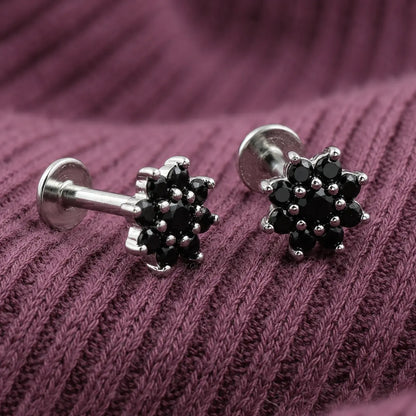 Black_Flower_Labret_Stud_Earrings_2