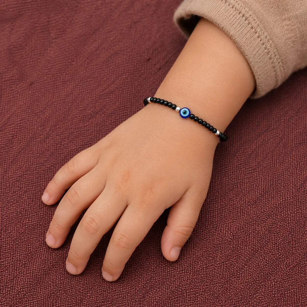 Blue Evil Eye Protection Beaded Bracelet