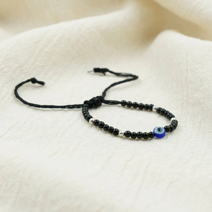 Blue Evil Eye Protection Beaded Bracelet