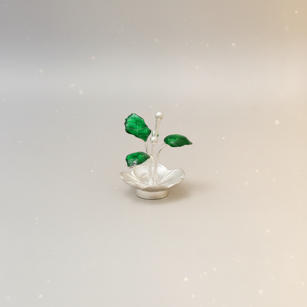 Bring Divine Peace to Your Home with Our Silver Tulsi Plant