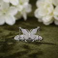 Butterfly Design Sterling Silver Thin Chain Pendant