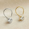 (Buy 1 get 1) Gold Polish Nose Pin with Round Multicolour Stone