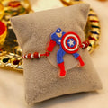 Captain America Kids Silver Rakhi
