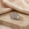 Center American Diamond Silver Ring