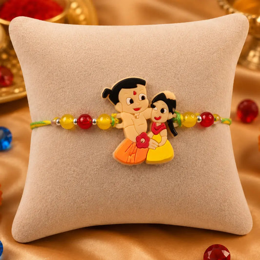 Chhota Bheem Kids Silver Rakhi