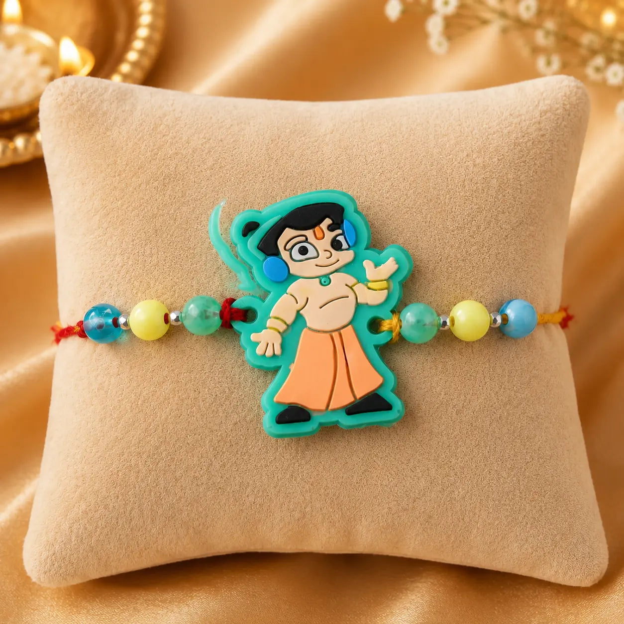 Chhota Bheem Kids Silver Rakhi
