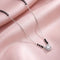 Classic Black Beaded Mangalsutra with Sparkling Square Pendant