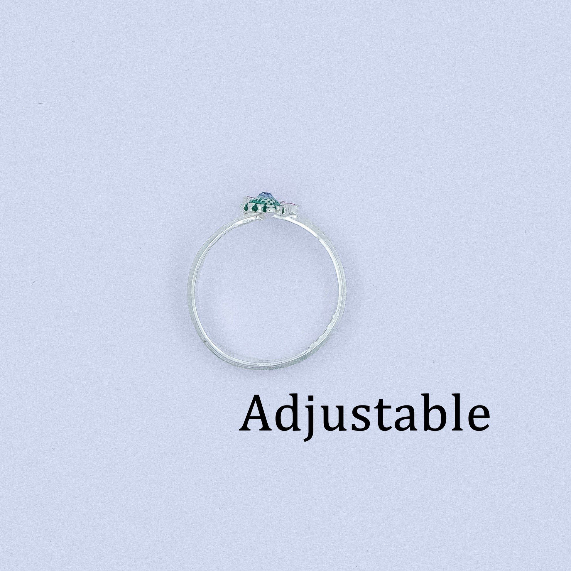 Classic Indian Enamel Work Silver Toe Ring(Bichiya) (8)