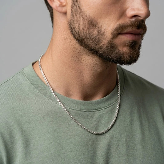 Classic Silver Chain for Casual or Formal Wear