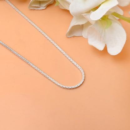 Classic Silver Chain for Casual or Formal Wear for Boys
