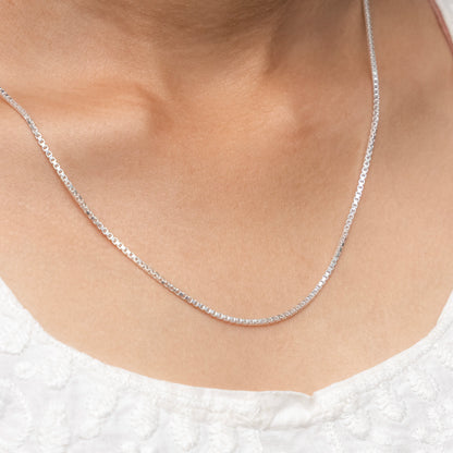 Classic Silver Chain for Women
